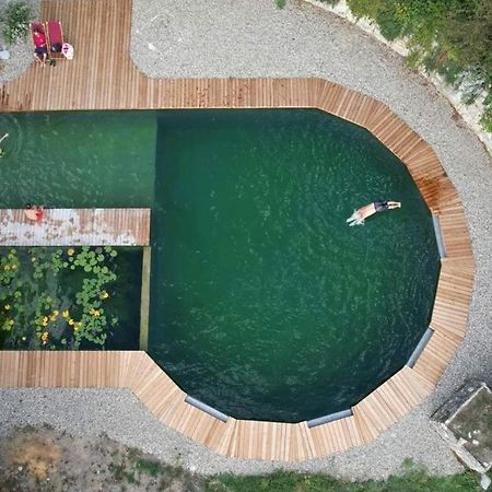 Grand Gite Les Cabanes De Fallot Pour 19 Personnes - Piscine Naturelle L'isle-Bouzon 외부 사진